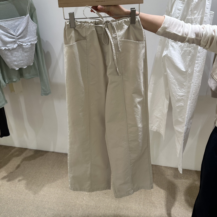 VEGETABLE韓國東大門直郵女士新款26春夏職業熱賣時尚休閑褲VEGETABLE休閑褲圖色2