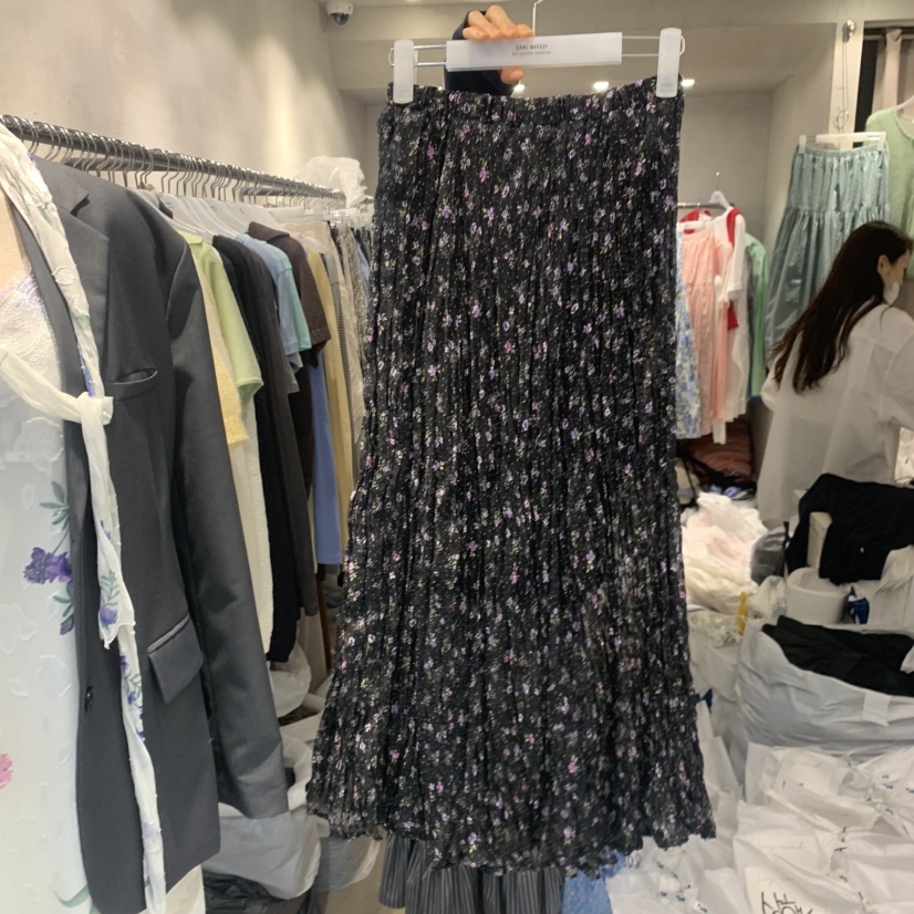 LOGROAD韓國代購女士新品26春夏推薦時尚休閑半身裙中短裙LOG ROAD半身裙/中短裙圖色2