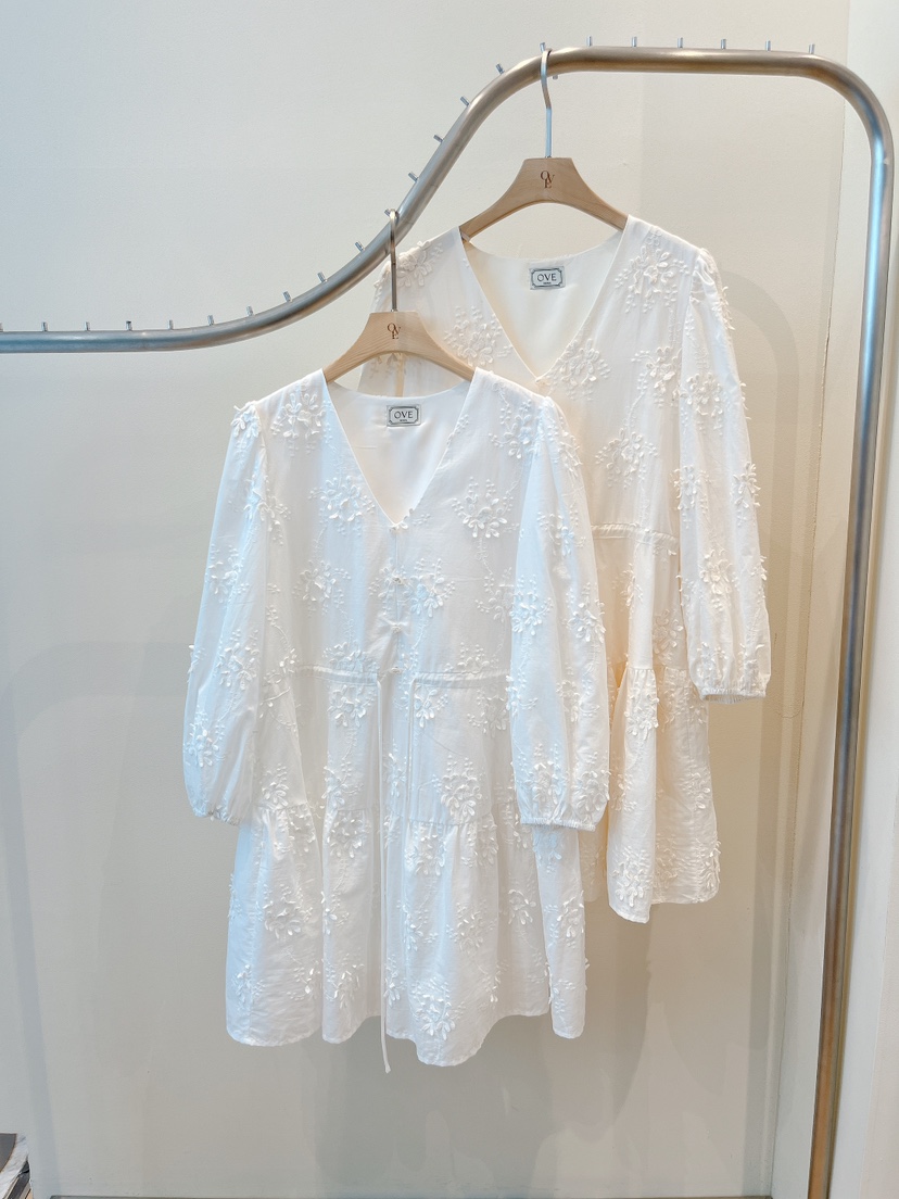 OVE韓國直郵實拍女士新品推薦休閑時尚26春夏職業熱賣連衣裙OVE連衣裙