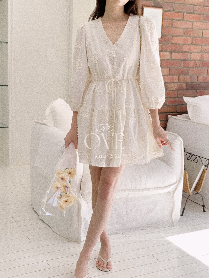 OVE韓國直郵實拍女士新品推薦休閑時尚26春夏職業熱賣連衣裙OVE連衣裙