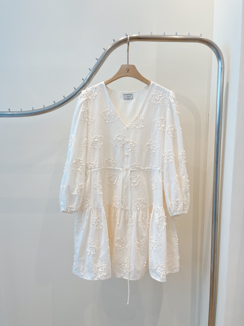 OVE韓國直郵實拍女士新品推薦休閑時尚26春夏職業熱賣連衣裙OVE連衣裙圖色2