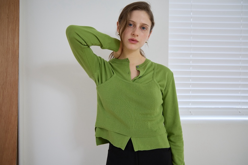 B_GARDER韓國代購女裝新款熱賣推薦針織衫不含內搭開襟衫B.GARDER針織衫