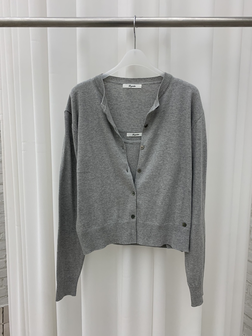 B_GARDER韓國代購女裝新款熱賣推薦針織衫不含內搭開襟衫B.GARDER針織衫圖色1