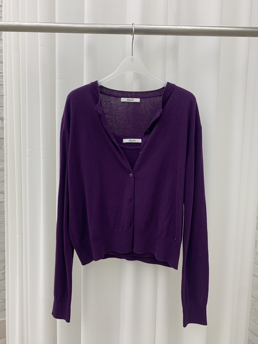 B_GARDER韓國代購女裝新款熱賣推薦針織衫不含內搭開襟衫B.GARDER針織衫圖色3