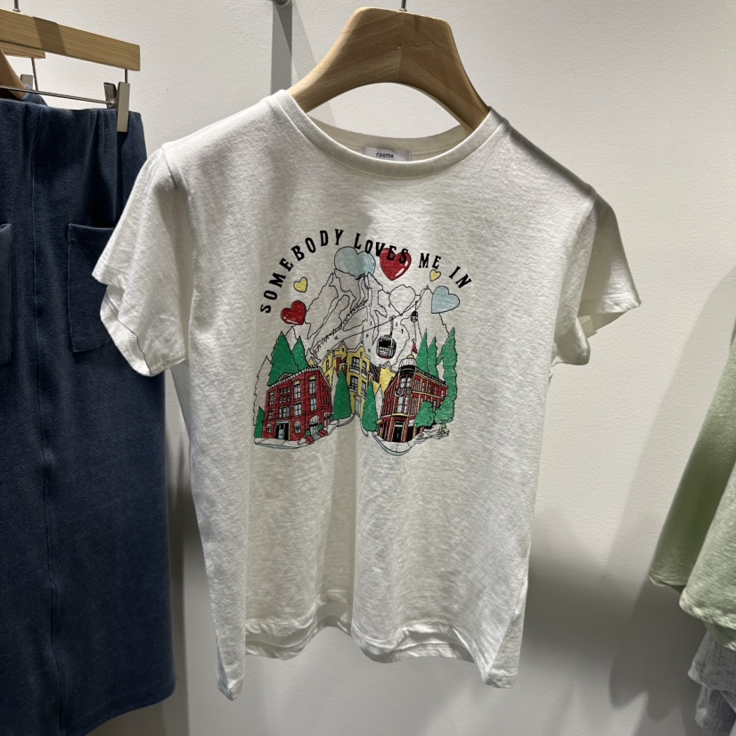 ROOM K-P韓國東大門代購女裝新品熱賣職業休閑26春夏T恤roomkT恤圖色1