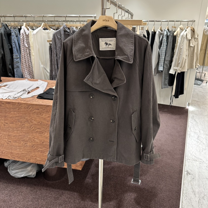 PITA/THEVERLIN韓國代購女士新品休閑熱賣26春夏夾克含腰帶PITA/THEVERLIN夾克圖色2