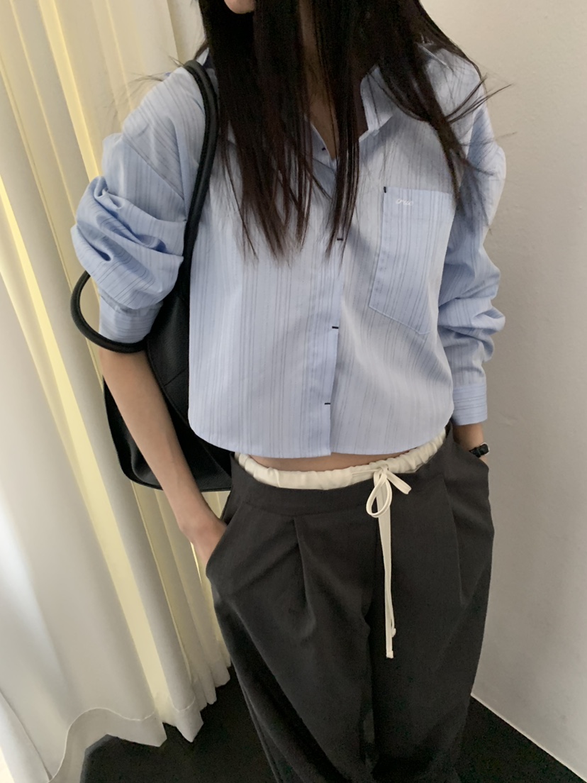 TRUE韓國直郵女裝新品熱賣休閑職業推薦人氣26春夏襯衫蕾絲衫TRUE襯衫/蕾絲衫