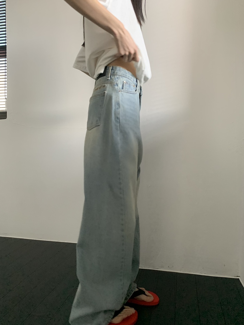 TRUE韓國直郵女裝新款推薦時尚職業人氣熱賣26春夏牛仔褲TRUE牛仔褲