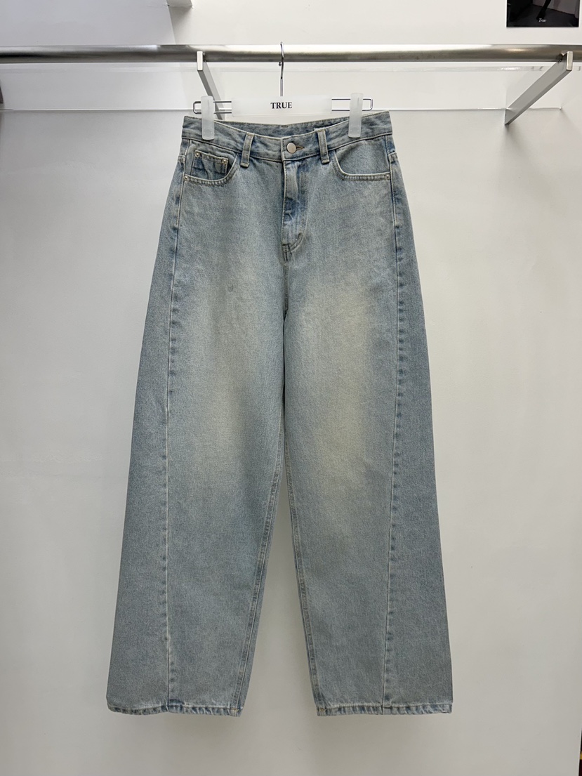 TRUE韓國直郵女裝新款推薦時尚職業人氣熱賣26春夏牛仔褲TRUE牛仔褲圖色1