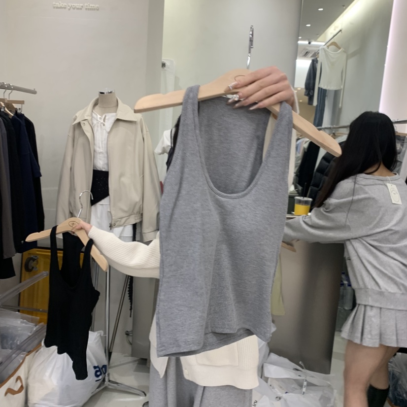 TAKE YOUE TIME韓國直郵實拍女士新款26春夏熱賣吊帶背心TAKE YOUE TIME吊帶/背心圖色1