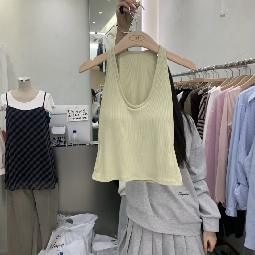 TAKE YOUE TIME韓國直郵實拍女士新款26春夏熱賣吊帶背心TAKE YOUE TIME吊帶/背心圖色3
