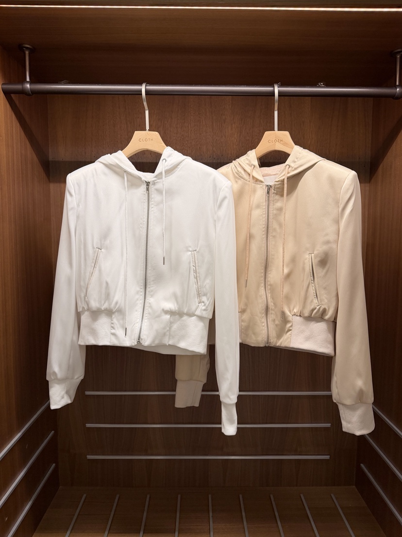 CLOTH韓國直郵實拍女裝新品人氣時尚休閑熱賣推薦夾克連帽CLOTH夾克