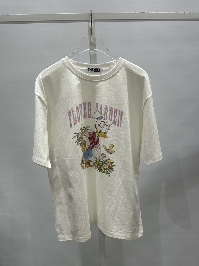 HEXX韓國東大門代購女士新款熱賣休閑時尚26春夏人氣職業T恤THE HEXXT恤圖色1