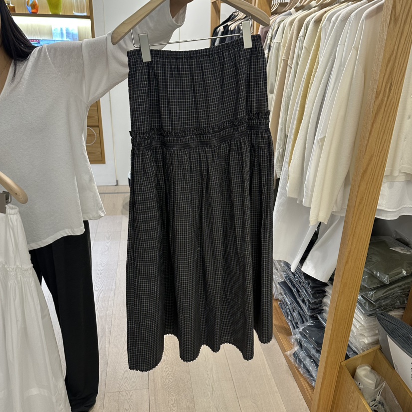 ROUNDER韓國東大門直郵女士新款26春夏熱賣人氣職業休閑長裙ROUNDER長裙