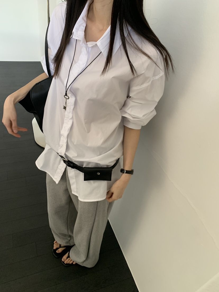 TRUE韓國東大門直郵女士新品時尚26春夏休閑推薦襯衫蕾絲衫TRUE襯衫/蕾絲衫