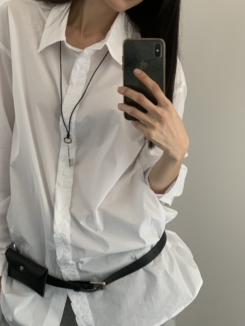 TRUE韓國東大門直郵女士新品時尚26春夏休閑推薦襯衫蕾絲衫TRUE襯衫/蕾絲衫