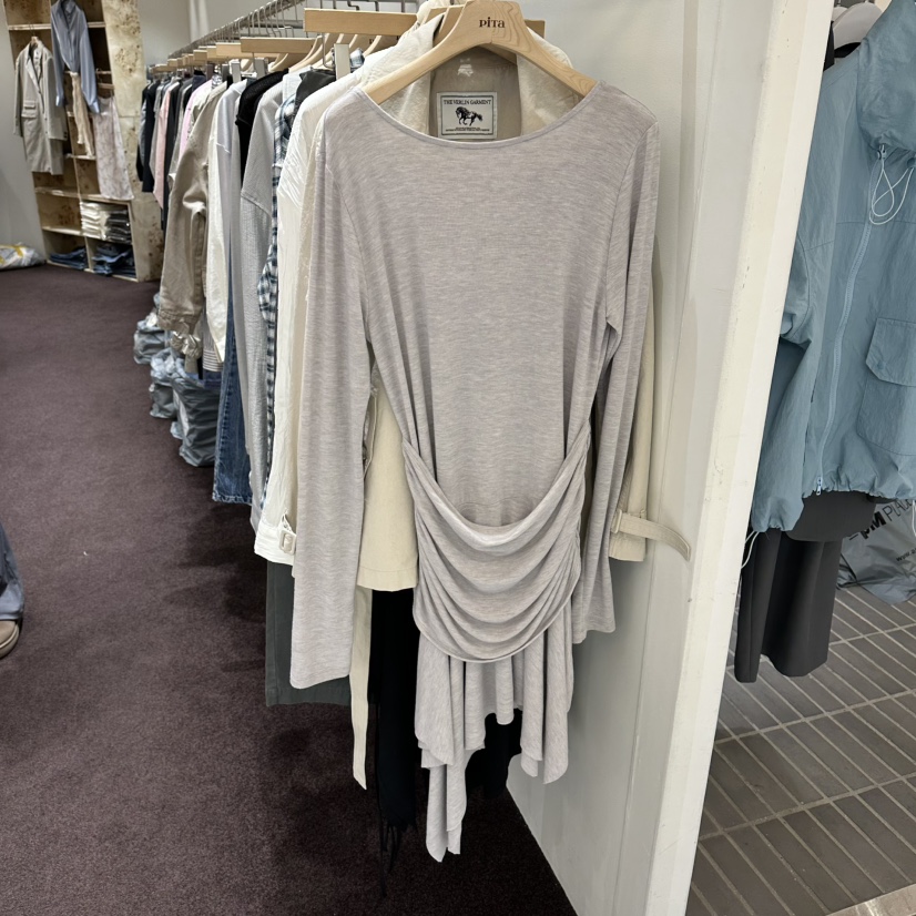 PITA/THEVERLIN韓國代購女裝新款職業26春夏休閑連衣裙褶皺PITA/THEVERLIN連衣裙圖色2