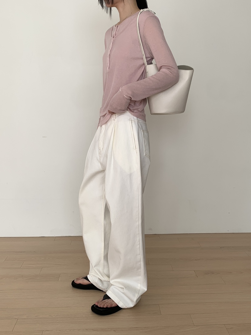 B_GARDER韓國東大門直郵女裝新款職業26春夏休閑推薦長袖T恤B.GARDER長袖T恤