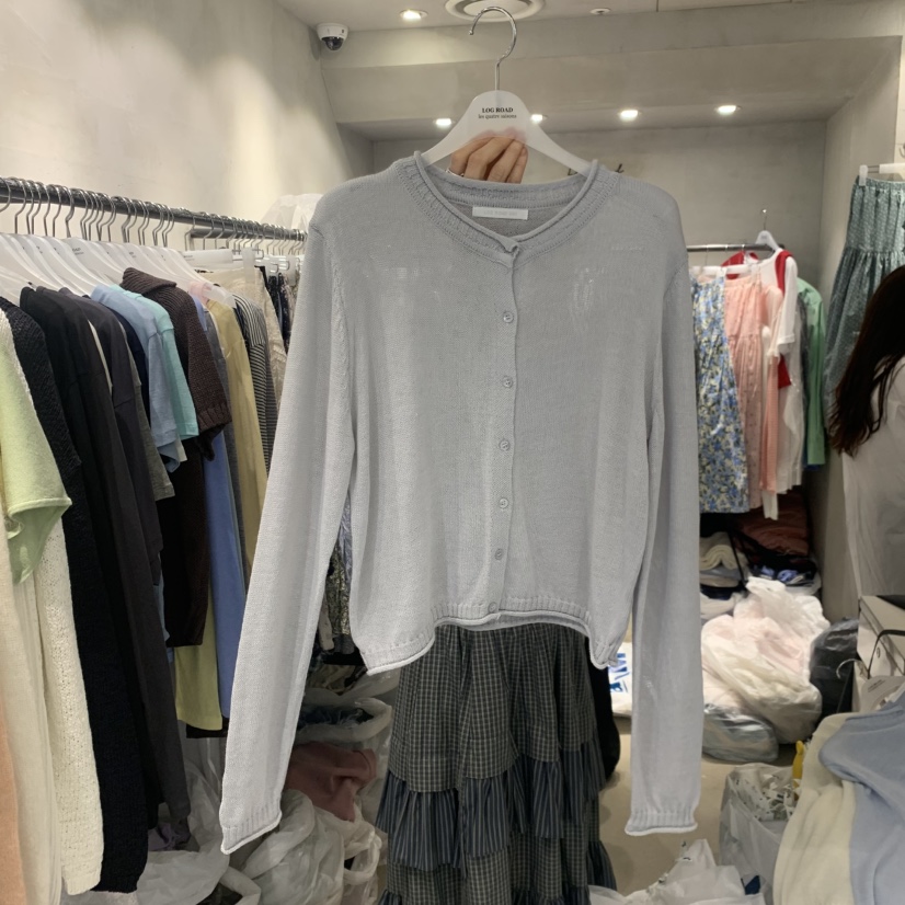 LOGROAD韓國直郵女裝新款休閑人氣26春夏職業時尚推薦針織衫LOG ROAD針織衫圖色3