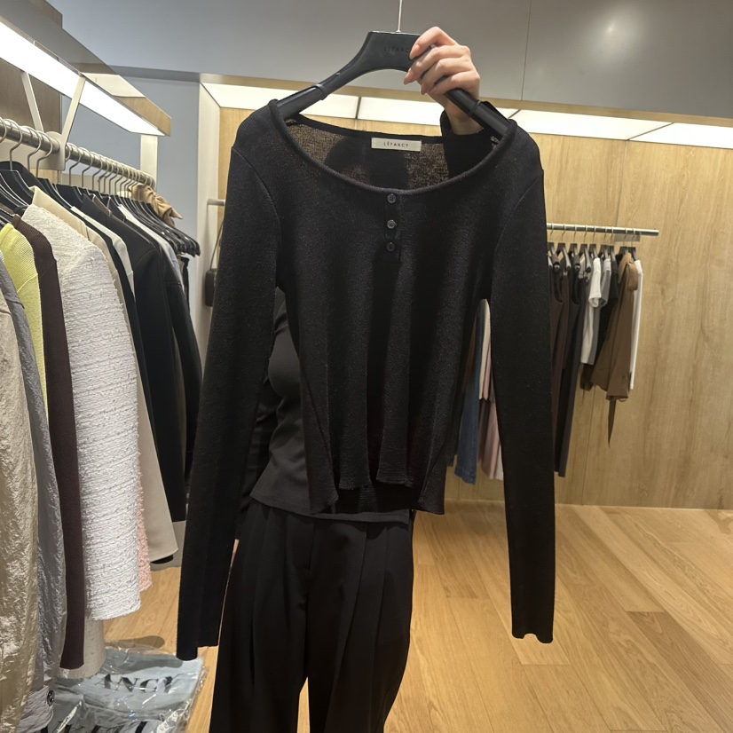 LEFANCY韓國東大門代購女士新款人氣推薦時尚休閑熱賣針織衫LEFANCY針織衫圖色4