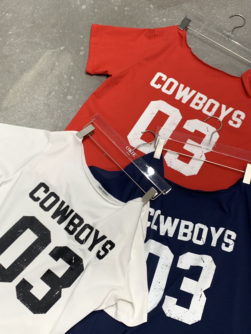 OKIE韓國直郵女士新品26春夏推薦時尚人氣職業休閑熱賣T恤OKIET恤