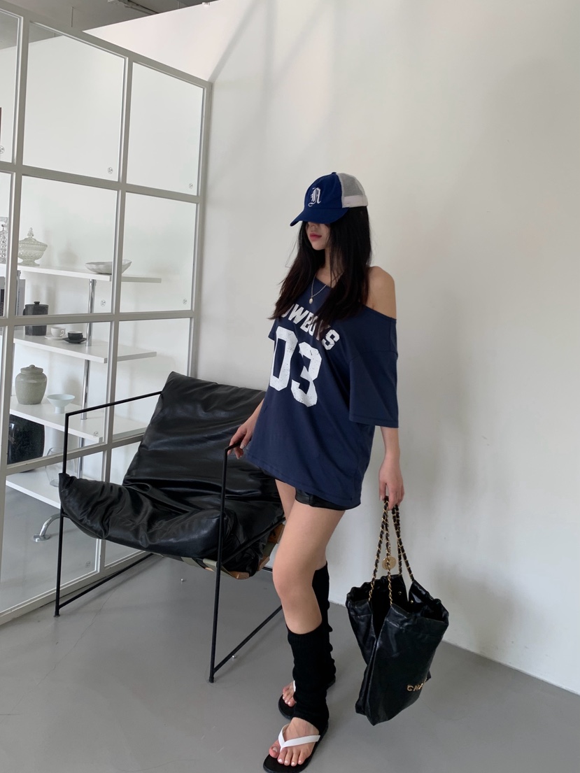 OKIE韓國直郵女士新品26春夏推薦時尚人氣職業休閑熱賣T恤OKIET恤