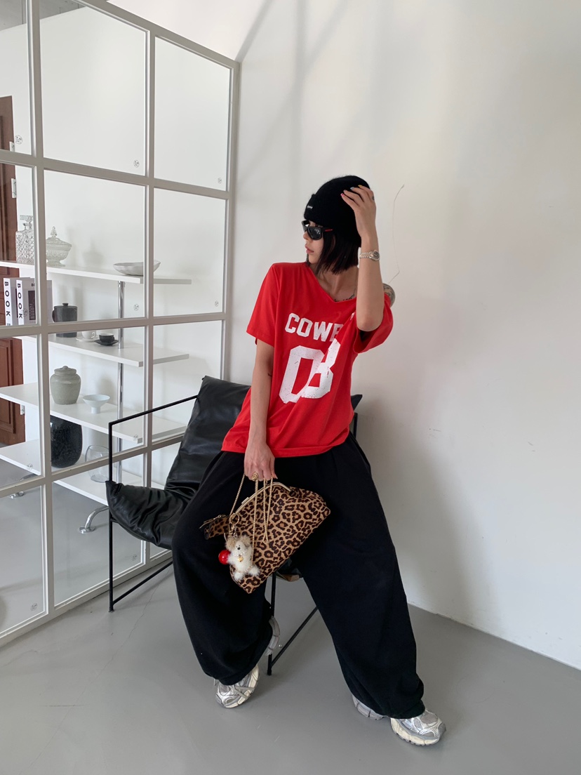 OKIE韓國直郵女士新品26春夏推薦時尚人氣職業休閑熱賣T恤OKIET恤