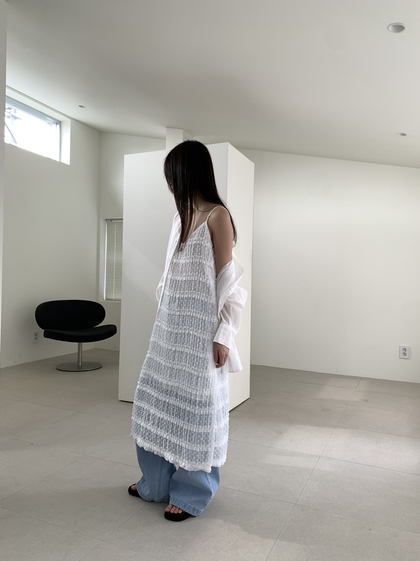 B_GARDER韓國東大門直郵女士新款人氣時尚休閑連衣裙荷葉邊B.GARDER連衣裙