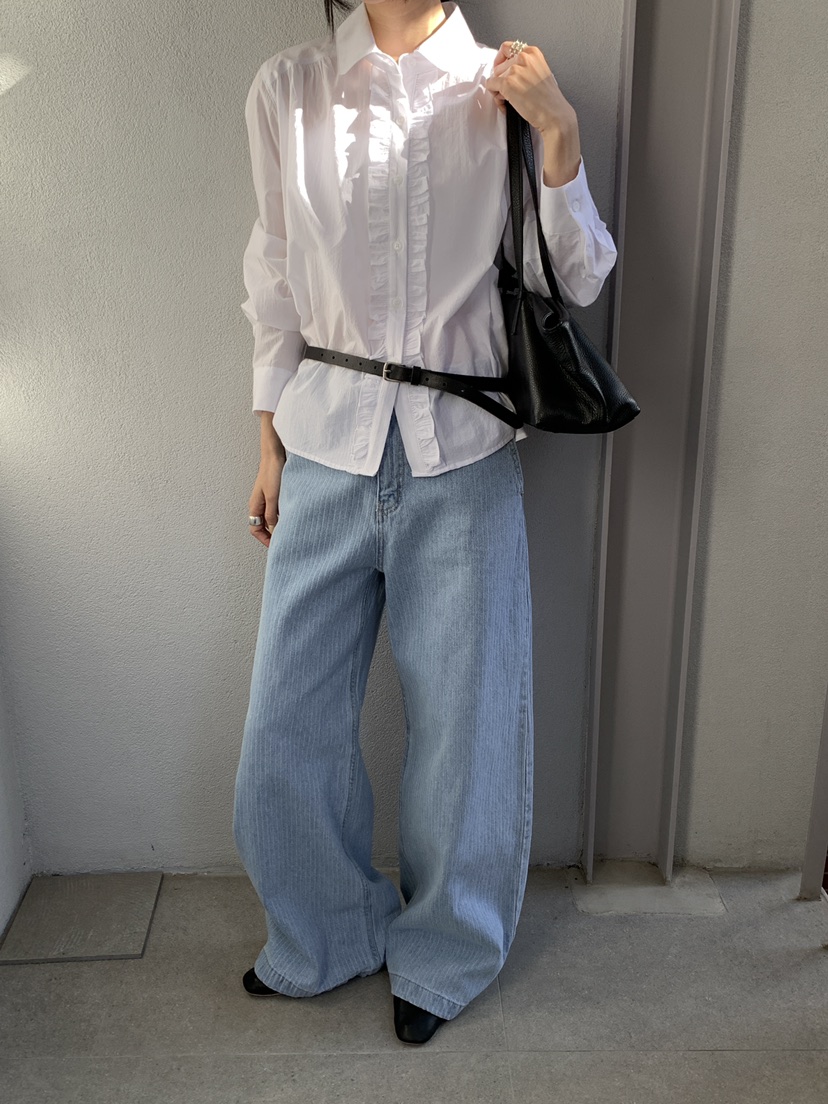 B_GARDER韓國直郵女士新款職業人氣休閑時尚26春夏襯衫蕾絲衫B.GARDER襯衫/蕾絲衫