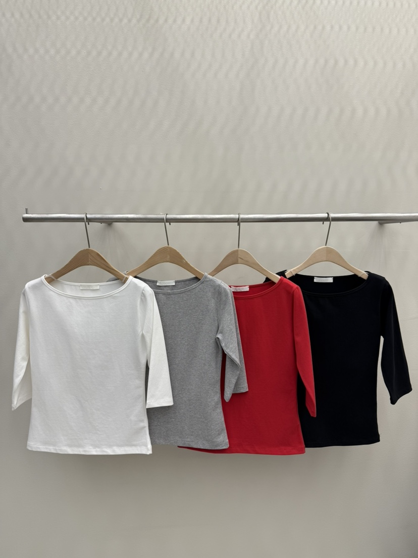 EOOB/LAMEREI韓國東大門代購女士新款26春夏推薦T恤船領EOOB/LAMEREIT恤