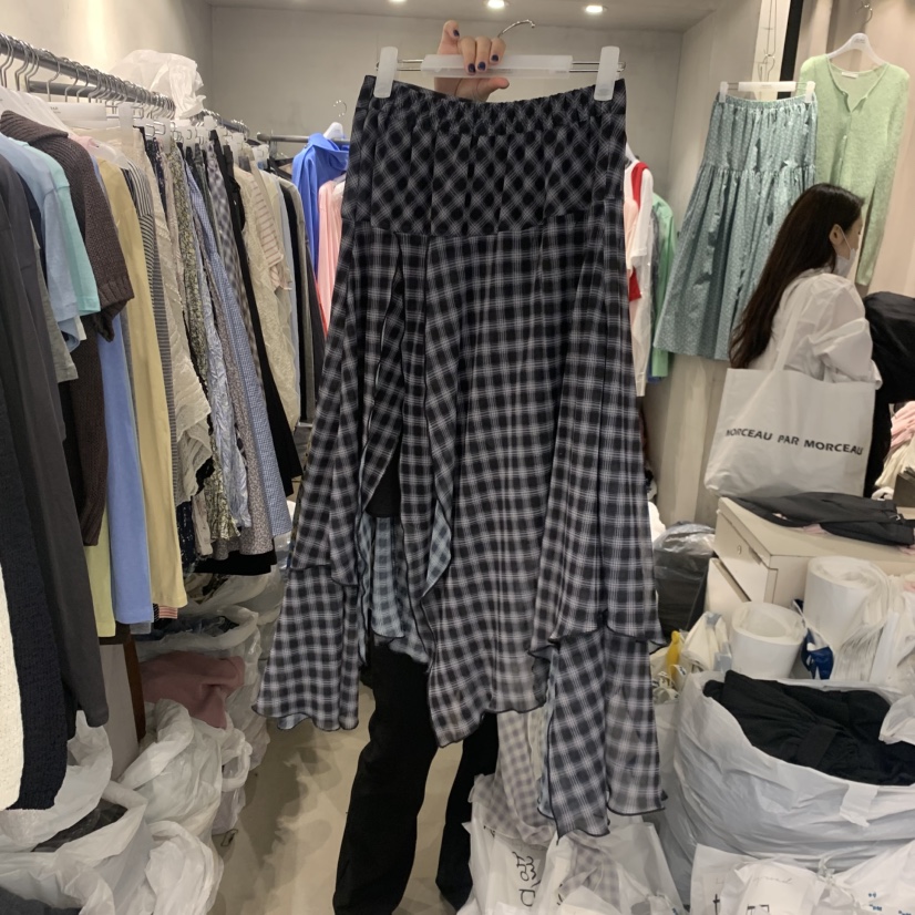 LOGROAD韓國直郵女士新款推薦人氣26春夏休閑半身裙中短裙LOG ROAD半身裙/中短裙圖色2