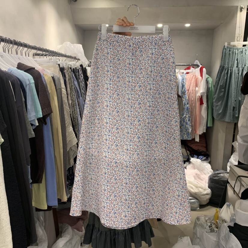 LOGROAD韓國直郵女裝新款推薦休閑職業時尚人氣半身裙中短裙LOG ROAD半身裙/中短裙圖色1