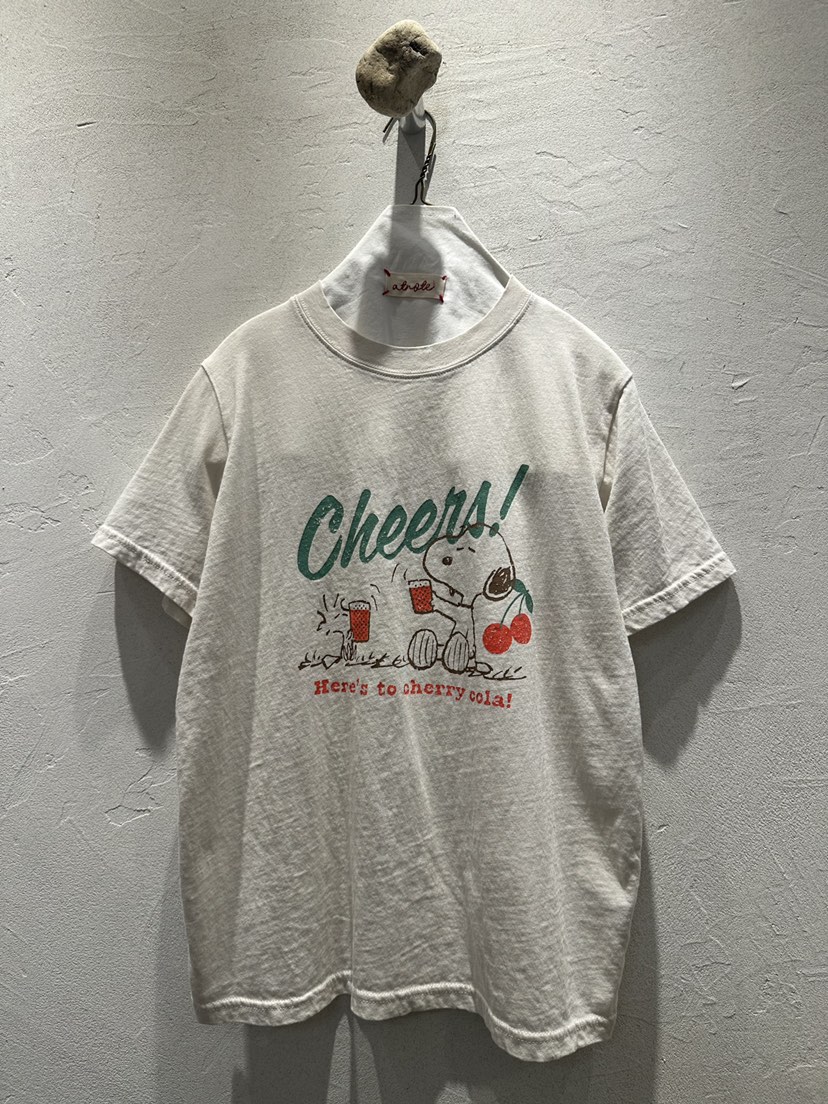 AT NOTE韓國代購女士新款人氣職業26春夏時尚熱賣T恤史努比AT NOTET恤圖色1