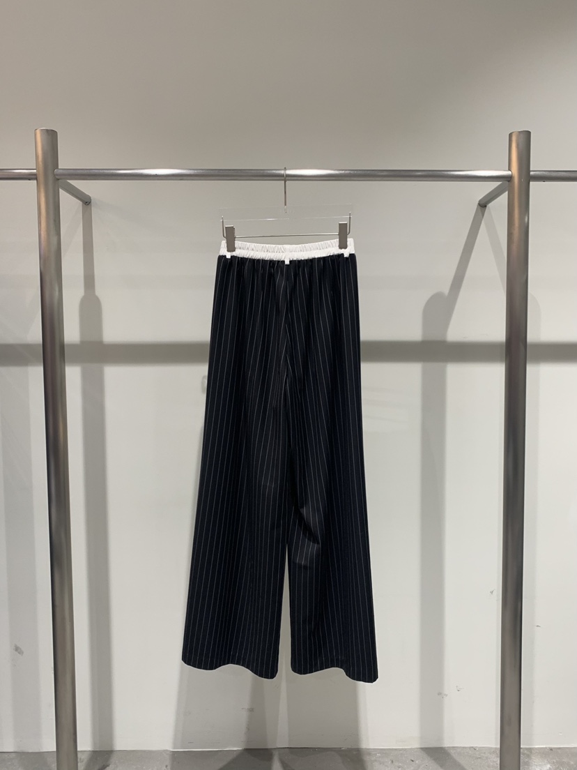 OKIE韓國直郵女士新款26春夏熱賣時尚休閑推薦休閑褲條紋OKIE休閑褲