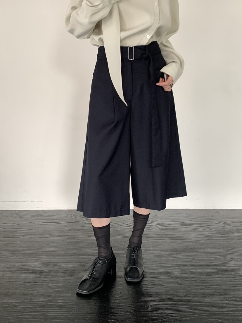 B_GARDER韓國東大門代購女士新品時尚職業熱賣休閑褲含腰帶B.GARDER休閑褲圖色2