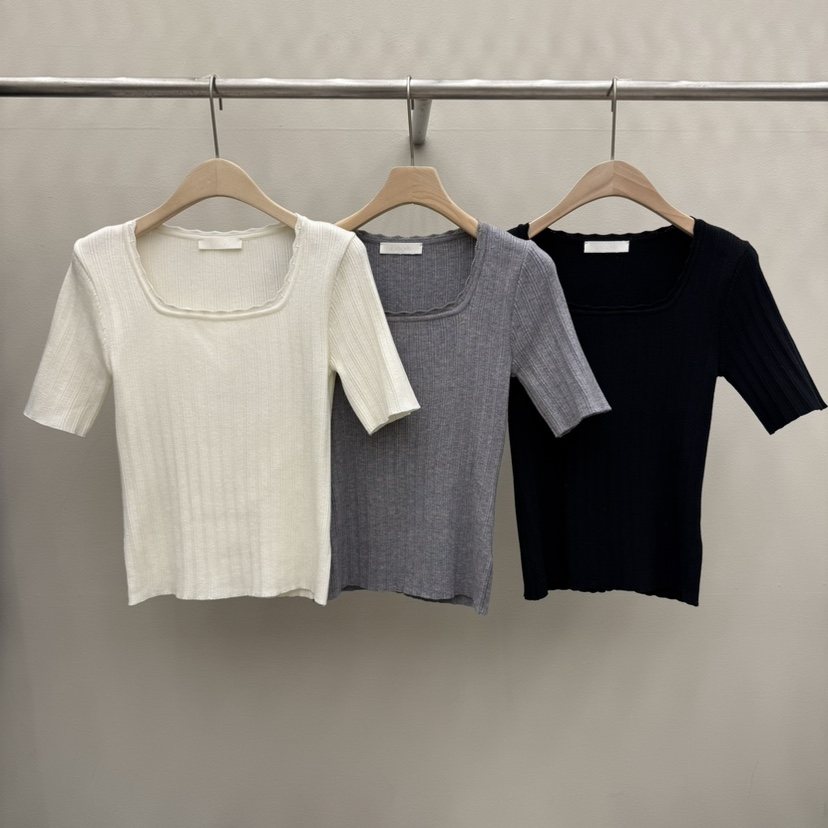 EOOB/LAMEREI韓國東大門代購女裝新品26春夏職業針織衫羅紋EOOB/LAMEREI針織衫