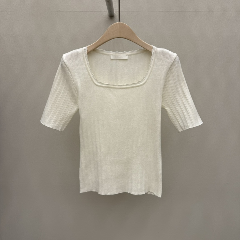 EOOB/LAMEREI韓國東大門代購女裝新品26春夏職業針織衫羅紋EOOB/LAMEREI針織衫圖色1