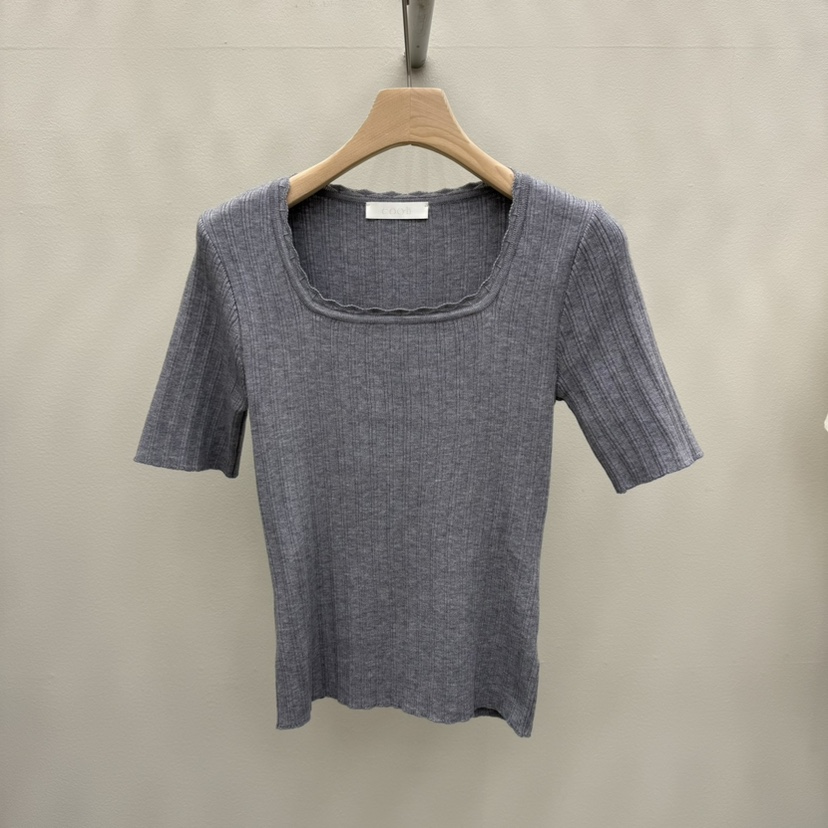 EOOB/LAMEREI韓國東大門代購女裝新品26春夏職業針織衫羅紋EOOB/LAMEREI針織衫圖色2