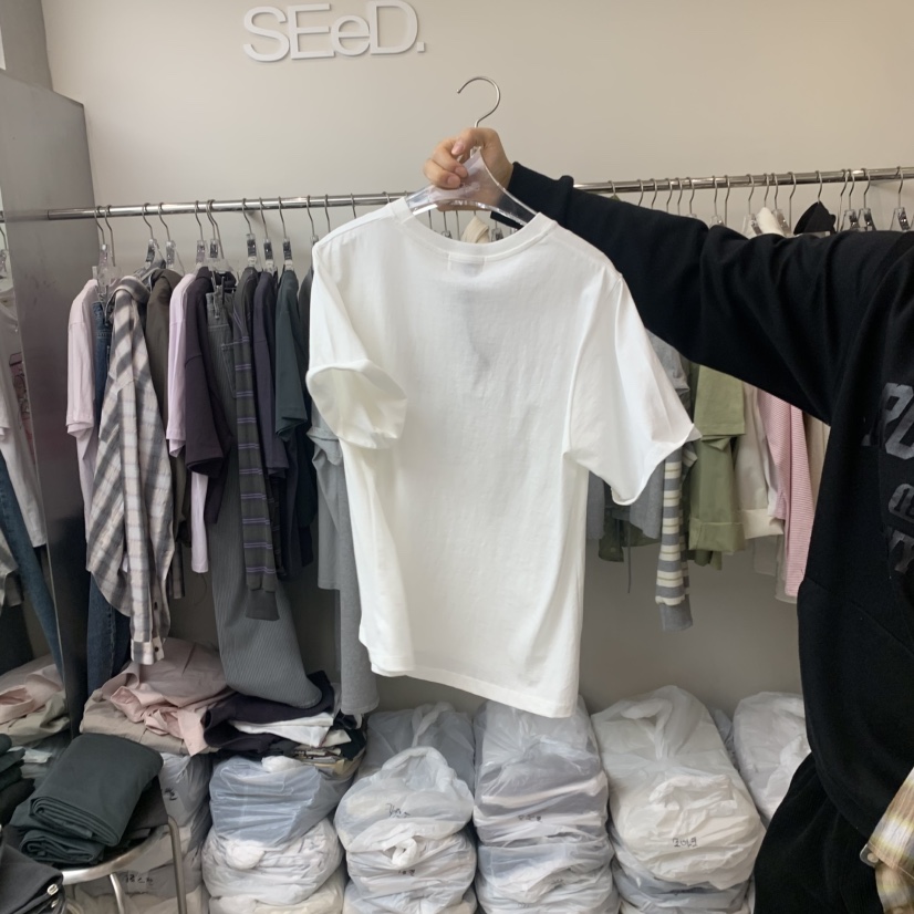 LEESEED-A韓國直郵女裝新品人氣熱賣時尚職業休閑26春夏T恤SEeD/LEESEEDT恤