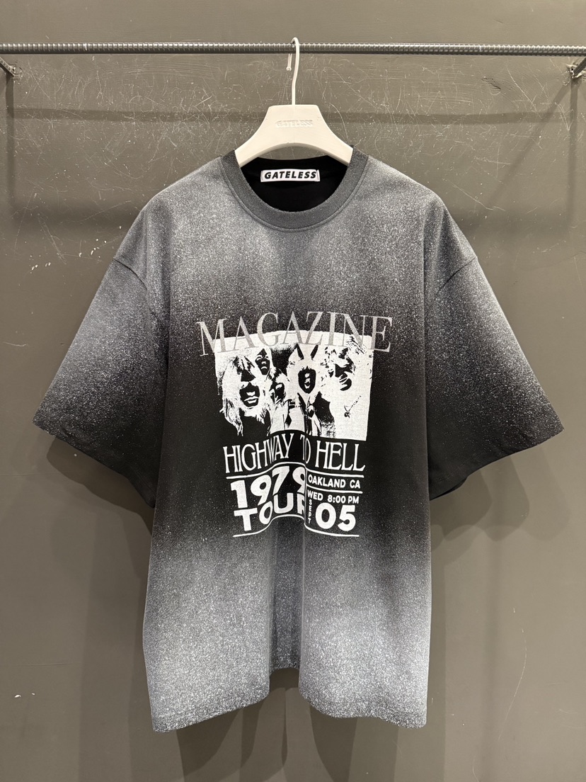 GATELESS韓國直郵實拍女裝新品職業推薦26春夏熱賣休閑T恤GATELESST恤圖色2