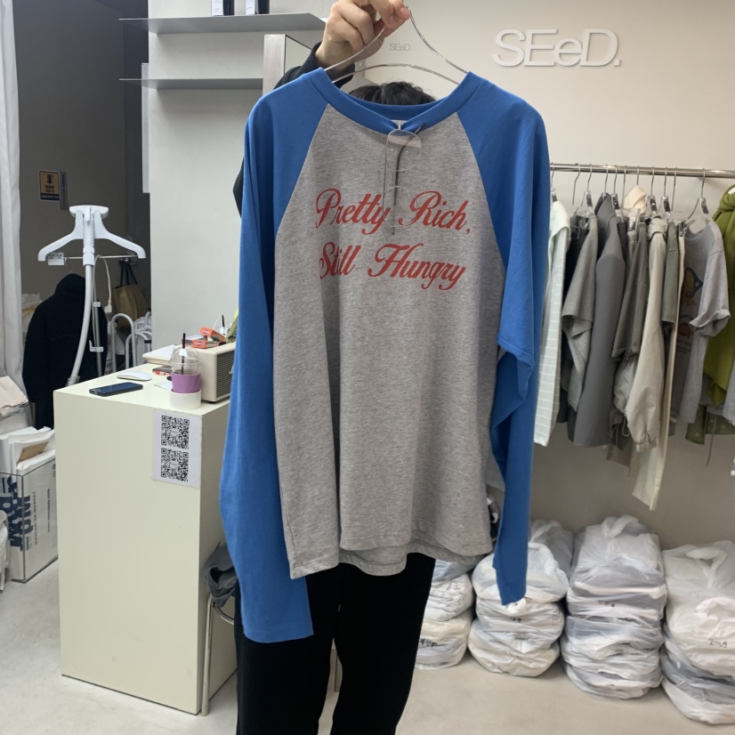 LEESEED-A韓國直郵實拍女士新品休閑26春夏熱賣人氣長袖T恤SEeD/LEESEED長袖T恤圖色3