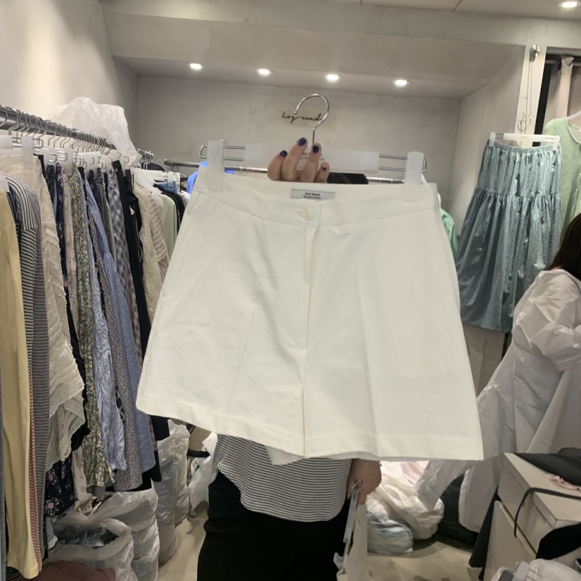LOGROAD韓國直郵女裝新品職業26春夏時尚人氣熱賣休閑短褲LOG ROAD短褲圖色1