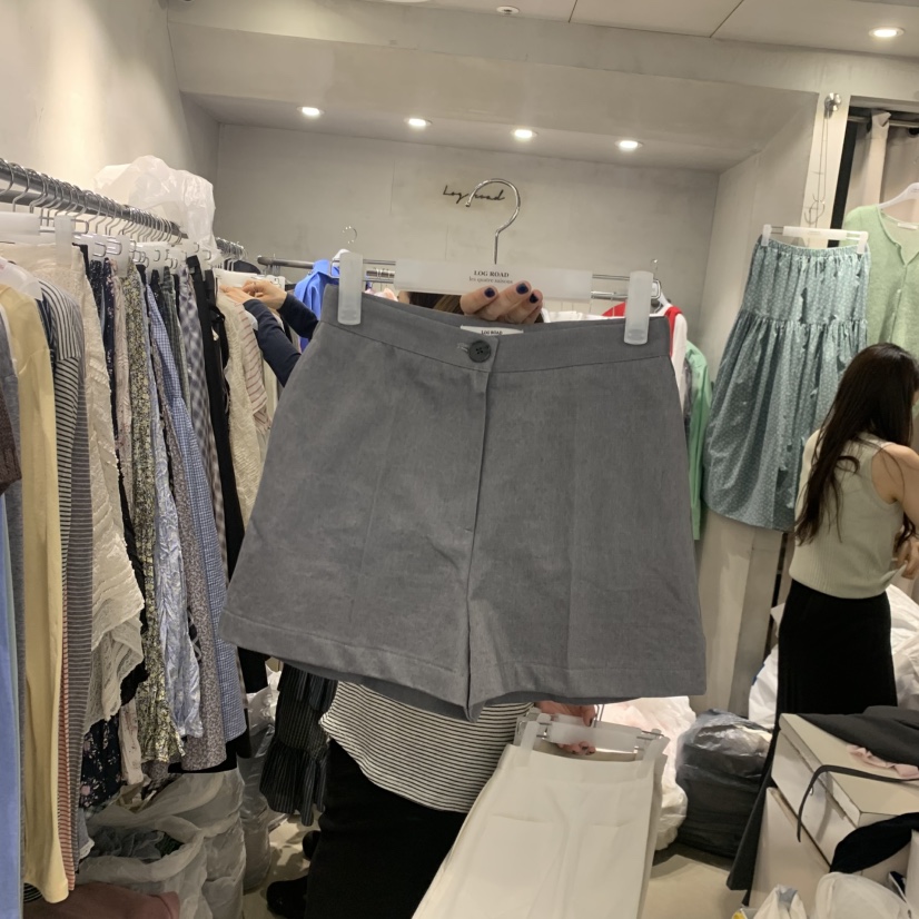 LOGROAD韓國直郵女裝新品職業26春夏時尚人氣熱賣休閑短褲LOG ROAD短褲圖色3