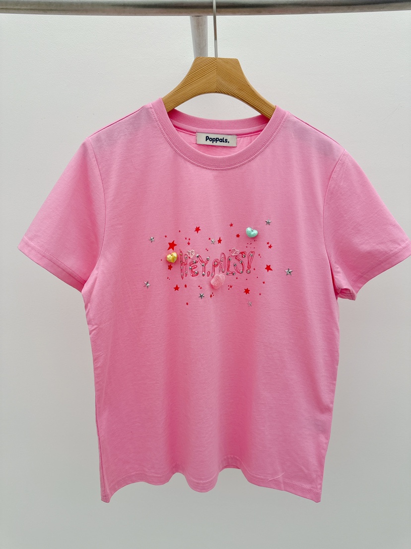 THORE韓國直郵女裝新款職業休閑26春夏推薦時尚熱賣人氣T恤THORET恤圖色2