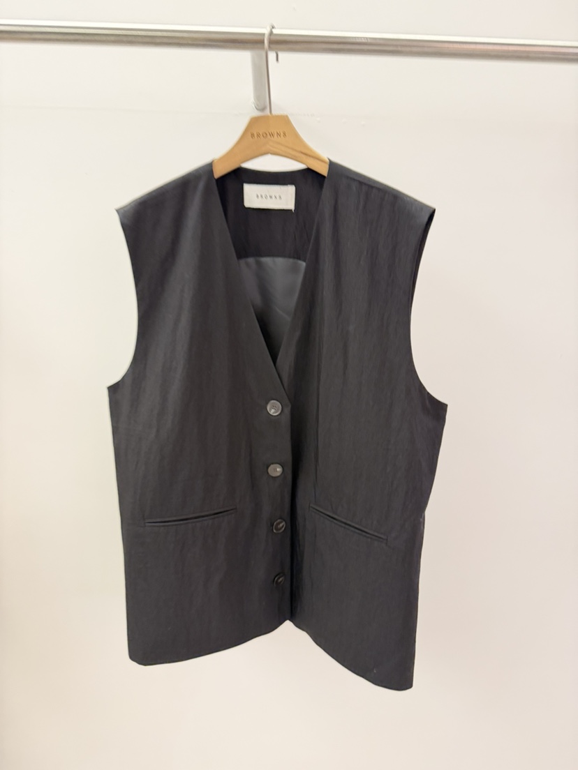 BROWNS-P韓國東大門直郵女裝新品職業時尚26春夏熱賣馬甲BROWNS-P馬甲圖色2