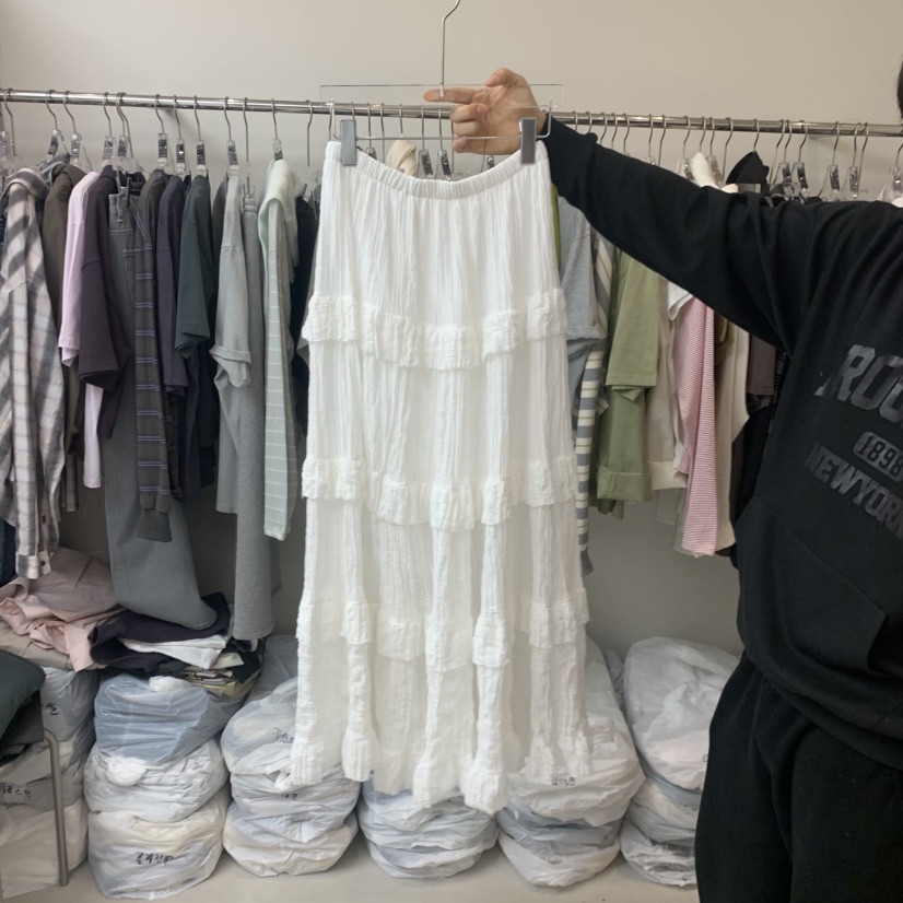 LEESEED-A韓國直郵實拍女裝新品人氣26春夏半身裙中短裙SEeD/LEESEED半身裙/中短裙圖色1