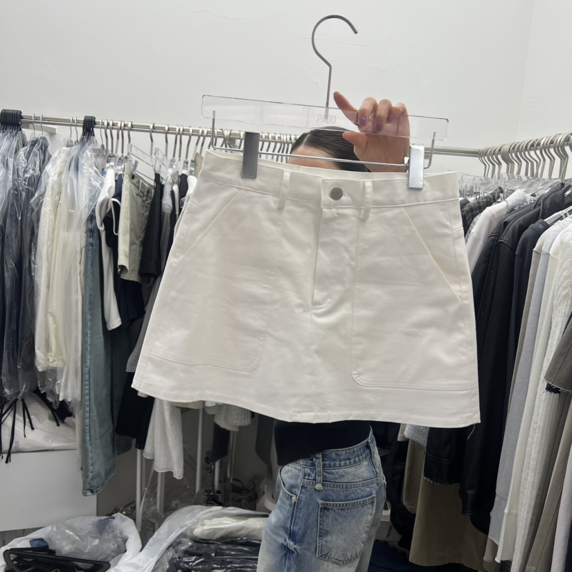 PADO韓國直郵實拍女士新品熱賣26春夏職業推薦休閑短裙短款PADO短裙圖色3