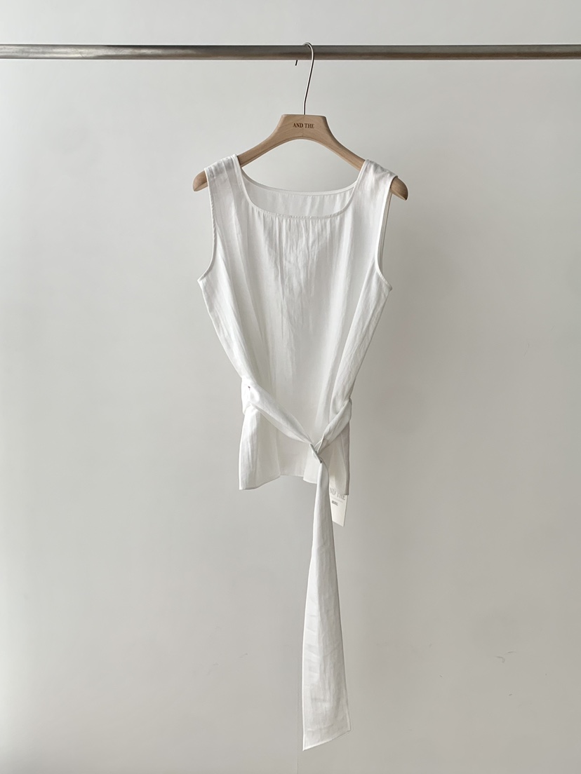 AND THE韓國直郵女士新款休閑推薦熱賣職業吊帶背心含腰帶AND THE吊帶/背心圖色1