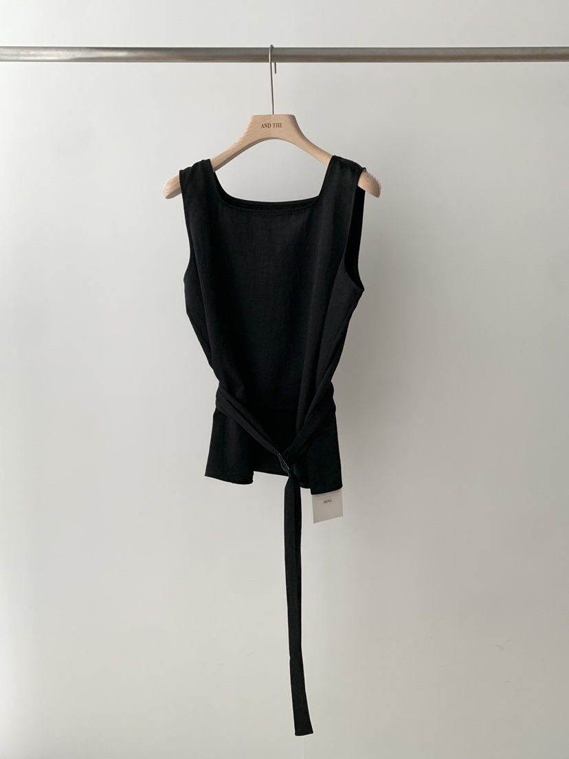 AND THE韓國直郵女士新款休閑推薦熱賣職業吊帶背心含腰帶AND THE吊帶/背心圖色3