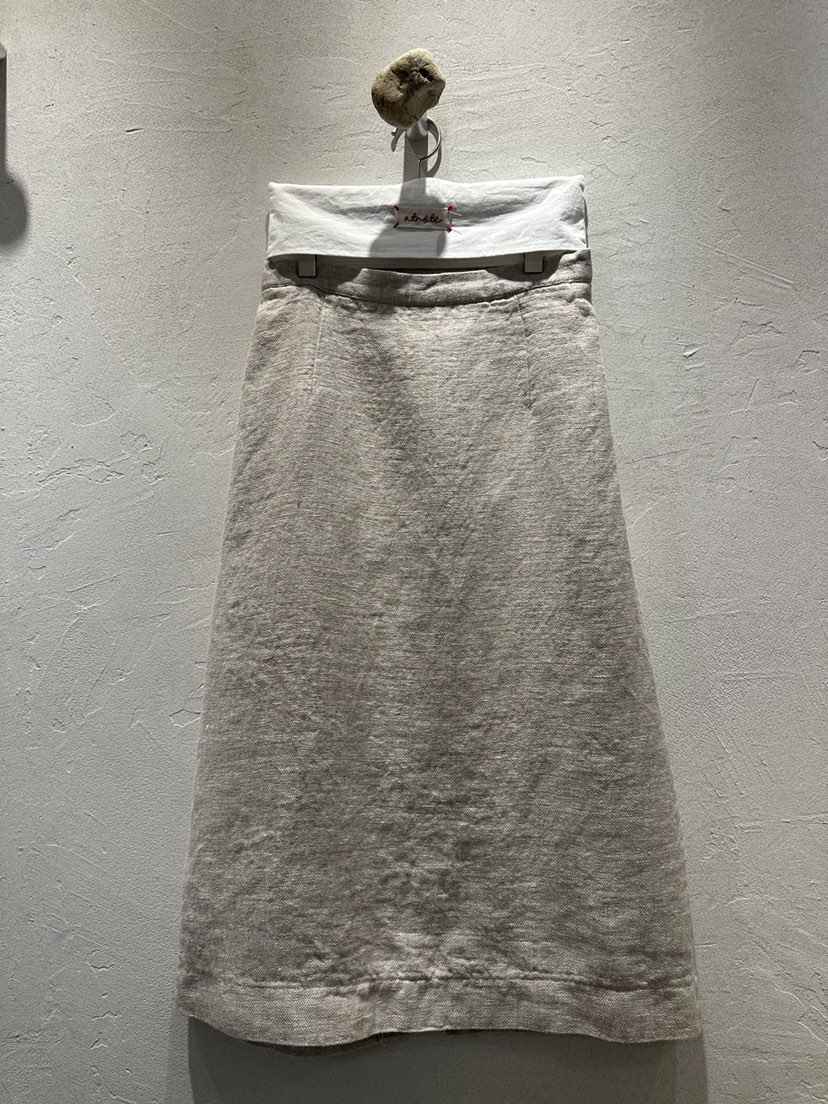 AT NOTE韓國直郵女士新款26春夏人氣熱賣長裙亞麻布直筒AT NOTE長裙圖色1